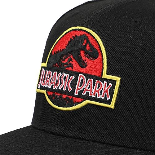 Jurassic Park brodat snap Back Black Tatăl pălărie