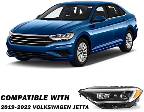 SOCKIR pentru modele de proiectoare din fabrică ansamblu faruri potrivit pentru 2019-2022 Volkswagen Jetta LED DRL proiector