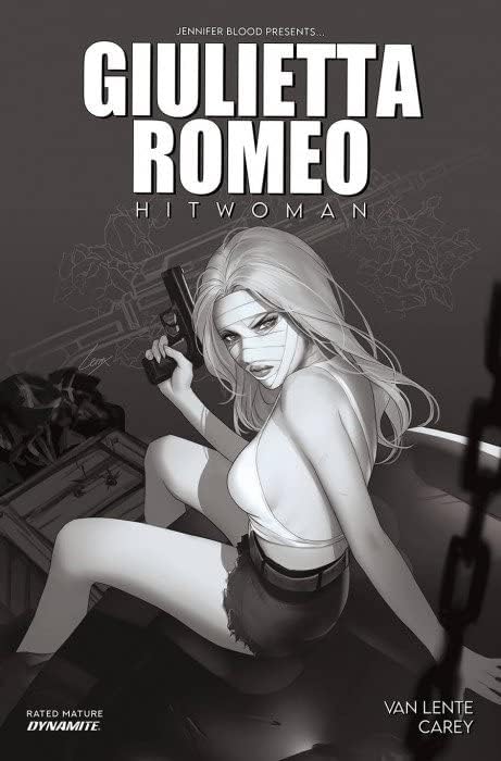 Jennifer Blood o prezintă pe Giulietta Romeo: Hitwoman One-Shot 1H VF / NM ; Dynamite comic book / varianta FOC 1: 7