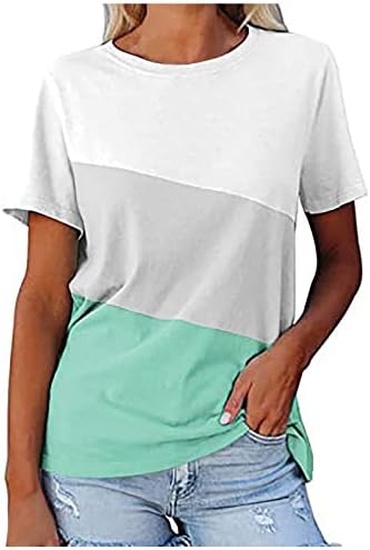 Haine moda maneca scurta Grafic Casual bluza camasa pentru femei Crewneck Top toamna vara femei 47 47