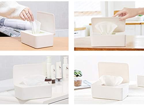 Copertă cutia de țesuturi doitool, 1pc simplitate modernă cutia de țesuturi umede cu capac de etanșare a gospodăriei desktop