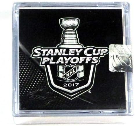 2017 Stanley Cup Playoffs Game Final 2 Penguins vs Predators NHL Game Puck New - Hockey Cards