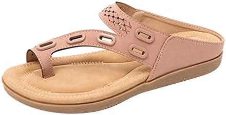 Diapozitive pentru femei scobiți sandale romane confortul cu talpă moale platformă de gleznă fără alunecare alunecați pe papuci