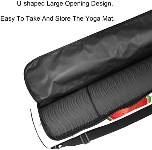 RATGDN Yoga Mat Bag, vara umbrele de plajă model exercițiu Yoga Mat Carrier Full-Zip Yoga Mat Carry Bag cu curea reglabilă
