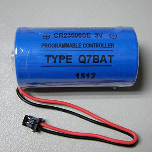 Q7BAT CR23500SE PLC Baterie pentru QNS seria Q PLC baterii litiu de înlocuire industrială 3V 5000MAH cu mufă