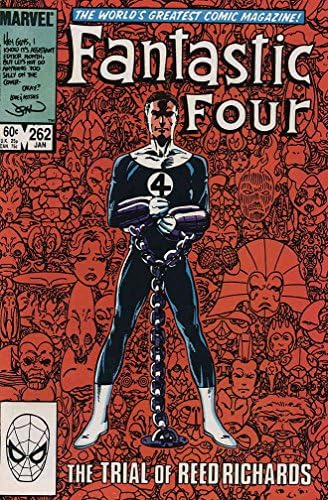 Cei patru fantastici # 262 VG; carte de benzi desenate Marvel / John Byrne