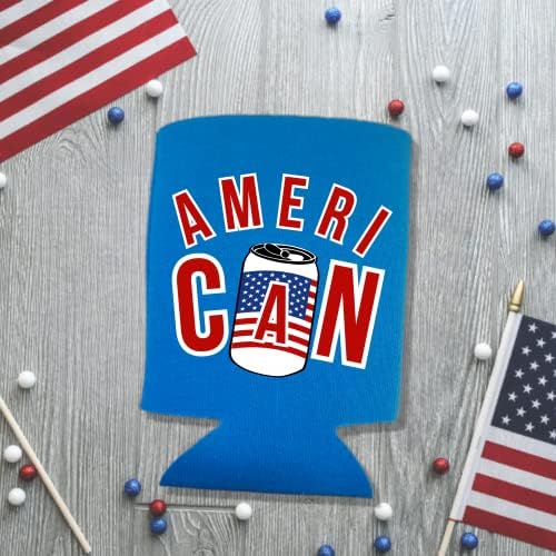 Coolers Patriotic Can Can - American - 4 iulie, Memorial Day, Summer - America Party Gift, SUA Coolies, Cadouri pentru petreceri