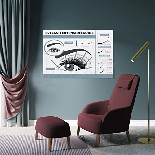 Echipa pentru altoire extensie poster de înfrumusețare salon de unghii frumusețe deah eyelash poster pânză pictură afișe și imprimeuri imagini de artă de perete pentru living dormitor decor 24x36inch