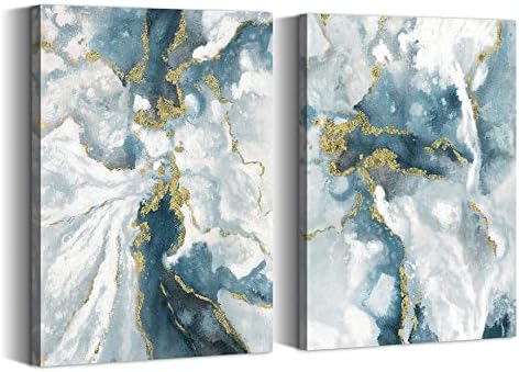 Summer Melody Dormitor Rezumat Canvas Canvas Artă: 2 piese Gold Modern Peisaj Imagine Autumn Galben Pădure Pictură Contemporană