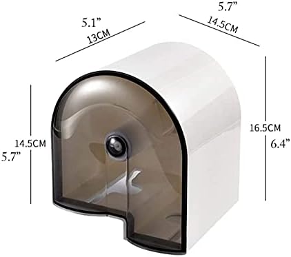 RAHYMA WEIPING - suport de hârtie igienică Adezivă hârtie igienică suport pentru baie cu cutie de țesut Distribuitor de prosop