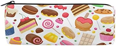 U viață la mulți ani drăguță desen animat bomboane desert ciocolată tort port creion suport pentru poștă pungă de machiaj cosmetic