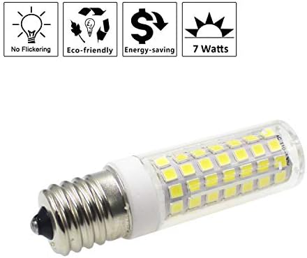 Attaljus E17 LED bec E17 cuptor cu microunde aparat Becuri, 7w, 580lm Lumina zilei Alb 6000K, Dimmable porumb Becuri pentru