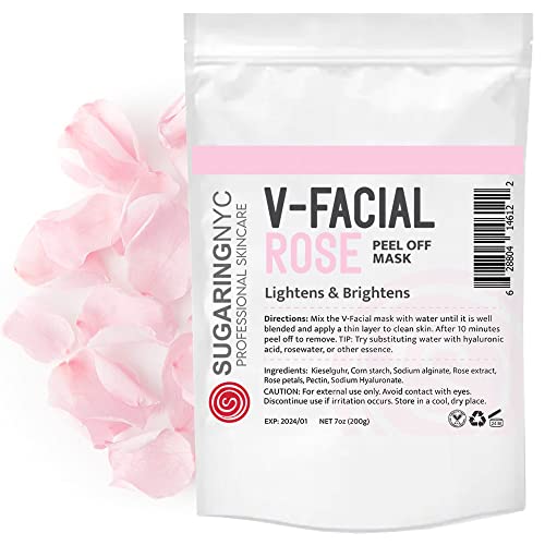 Bulgară Rose jeleu masca Vajacial masca Rose cu Rose Micro elemente V-Facial de Sugaring NYC 7OZ 200g