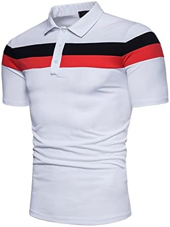 Cămăși polo pentru bărbați, cămașă la modă pentru bărbați cu mâneci scurte pentru sporturi noi de vară