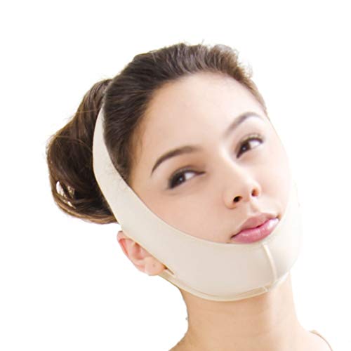 Mjcslbd folie de ridicare a feței bandaj de ridicare a feței, mască de presiune postoperatorie cosmetică facială îmbunătățită,