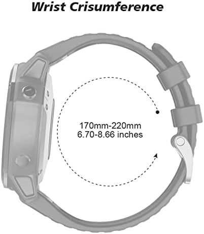 Daikmz Silicon Silicon Quickfit Watchband curea pentru Garmin Fenix ​​7x Fenix ​​7 Fenix ​​7s Watch Easyfit Wrist Band 20 26