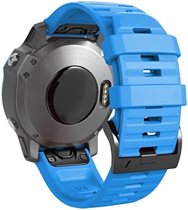 Cekgdb 26 22mm Quick Fit Watchband pentru Garmin Fenix ​​7 7x 6x 6Pro Watch Silicon Silicon Easy Fit Band Band pentru Fenix