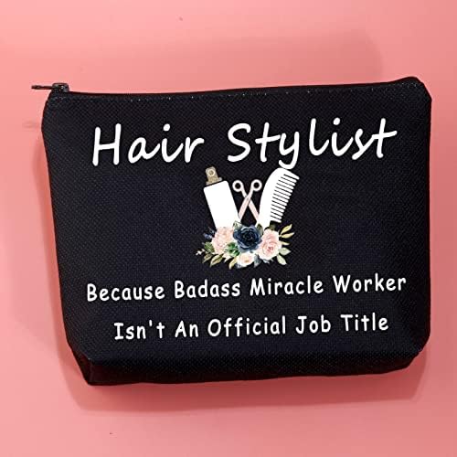 Jxgzso Coafor cadou Hair Stylist cadou pentru că Badass Miracle Worker nu este un titlu oficial de locuri de muncă uscător