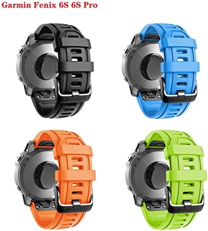 Bkuane 26 20 22mm Silicon Quick Release Watchband curea pentru Garmin Fenix 7x 6x ceas EasyFit curea de bandă pentru încheietura
