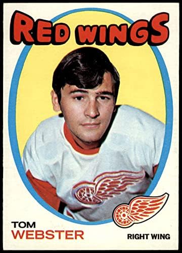 1971 Topps # 78 Tom Webster Detroit Red Wings NM Red Wings