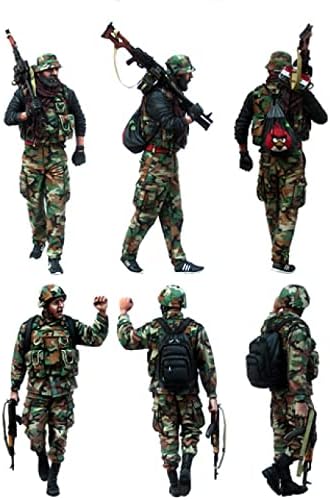 Goodmoel 1/35 Guvernul sirian Armată de rășină Soldat Kit/Soldat neasamblat și nepatat Kit în miniatură/LM-6819