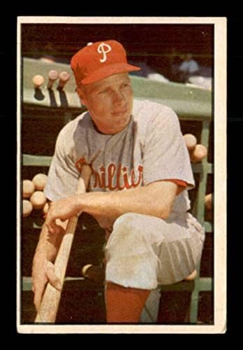 10 Richie Ashburn Hof - 1953 Bowman Color Baseball Cards Graded VGEX - Baseball Slabbed Rookie Cards