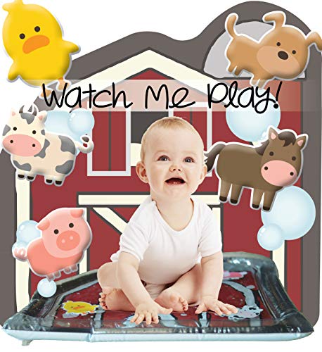 Tummy Tummy Mat pentru copii pentru bebeluși | Jucărie Big Red Barn Farmer | Playmat pentru copii pentru copii pentru copii
