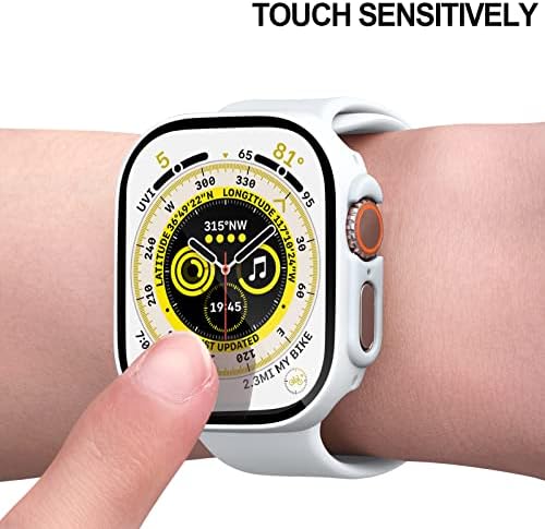 Charlam compatibil cu capac de carcasă Ultra Iwatch de 49 mm Apple Watch Protector Ultra Iwatch, 3 pachete Hard PC Edge Bumper