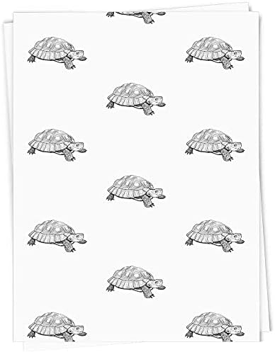 5 X A1' Tortoise ' cadou Wrap/foi de hârtie de ambalaj