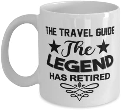 Ghid de călătorie cană, legenda s - a retras, noutate idei de cadouri unice pentru Ghid de călătorie, cană de cafea ceașcă