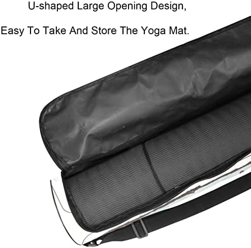 Tarot Card 5 saci de Yoga Mat Full-Zip Yoga Carry Bag pentru femei bărbați, exercițiu yoga mat Carrier cu curea reglabilă
