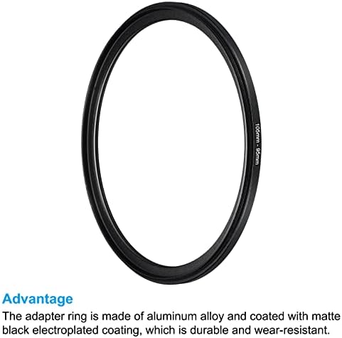 Patikil 105mm-95mm Metal Ring Down Down, Camera pentru filtru pentru lentile Adaptor Adaptor Filtru din aluminiu Inel pentru