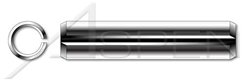M10 x 85mm, ISO 8752, pini de primăvară metrică, cu fante, oțel inoxidabil AISI 301