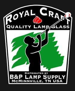 B & amp; P lampă 1 1/2 Inch de 8 Inch Wiena Bulge stil clar lampă de sticlă coș de fum pentru lămpi de epocă și stil antic