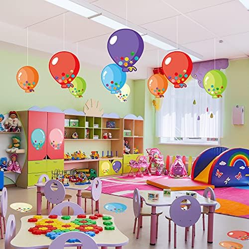 45 de bucăți baloane colorate decupaje, accent cu accent, buletin de buletin de buletin de buletin de clasă, decorare a baloanelor,