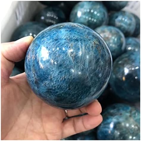 Natura natural albastru apatit sfera sfera de cuarț cristal vindecare minerală pentru decorațiuni de casă cadou vindecare piatră