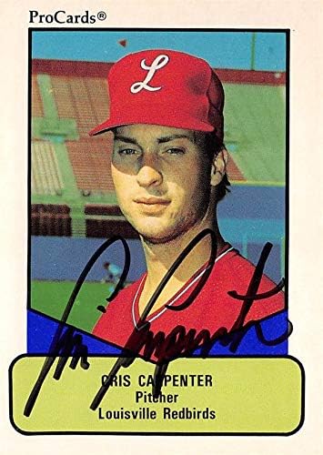 Cris Carpenter Autographed Baseball Card 1990 Procards Minor League Rookie 509 - Baseball a plătit cărți autografate