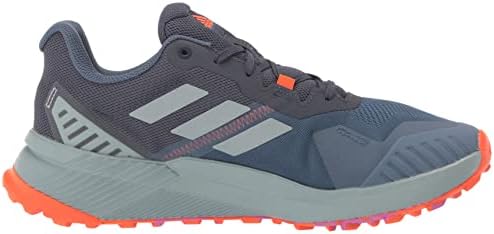 Adidas Men's Terrex Soulstrides Trail Pantofi de alergare, Wonder Steel/Magic Grey Metallic/Impact Orange, 9