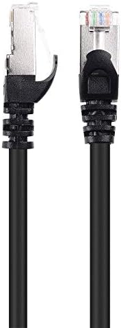 Cablul contează 50 de metri lungime fără cat6a Cat6a Cablu Ethernet ecranat în negru și 25 de metri CAT6 Ultra Thin Ethernet