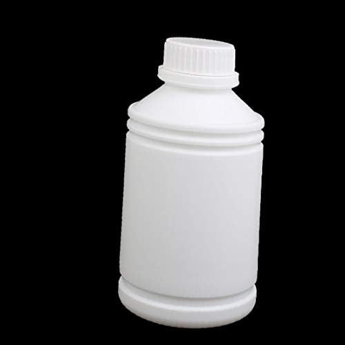 X-Dree 2pcs 17oz HDPE Plastic alb reumplere cu gură îngustă recipient de depozitare lichid (2pcs 17oz hdpe plástico blanc-o