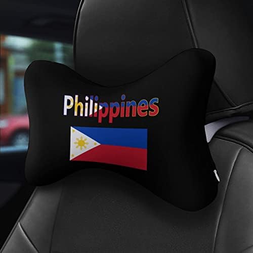 Steagul Filipinelor Pillow pentru gât 2 PC -uri respirabile cap de gât perna de odihnă un universal moale pentru gât suport suport spumă de memorie umplută