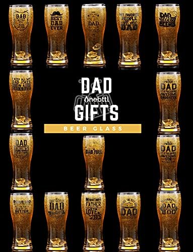 Onebttl bonus tata cadouri pahar de bere, cadouri de Crăciun pentru tatăl vitreg în ziua tatălui/ziua de naștere de la fiică/fiu,