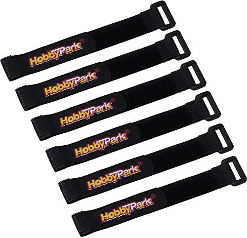 HOBBYPARK 20x300mm RC Baterie curele cu bretele de cablu Stapele de fixare reutilizabile curele de fixare buclă de cârlig Cinch